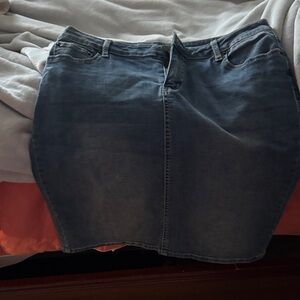 Westport Blue Denim Pencil Skirt